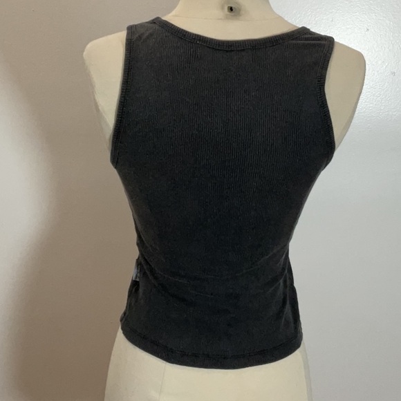 The Laundry Room Chilly Wheelies Rib Tank in Black Snow, Size: S - Picture 8 of 8